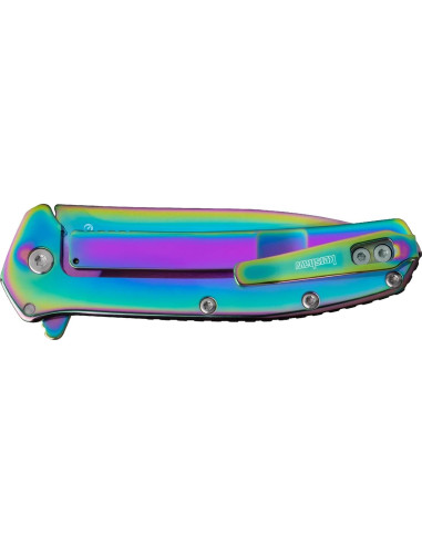 Cuchillo de bolsillo Kershaw Rainbow Outcome 7.9 cm acero inoxidable