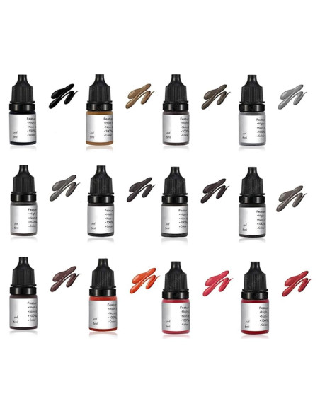 Tinta de Pigmento Permanente DuBeauty 5ml para Microblading Negro Tinta de Pigmento Permanente DuBeauty 5ml para Microblading Negro
