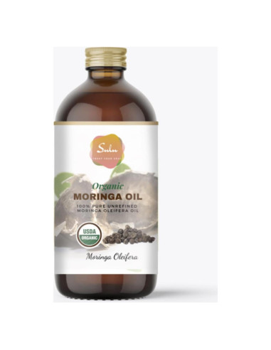Aceite de Moringa Orgánico SULU 473 ml Prensado en Frío