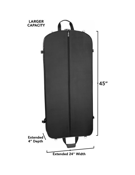 Bolsa de Prendas WallyBags 114 cm Premium Extra Ancha Negra Bolsa de Prendas WallyBags 114 cm Premium Extra Ancha Negra