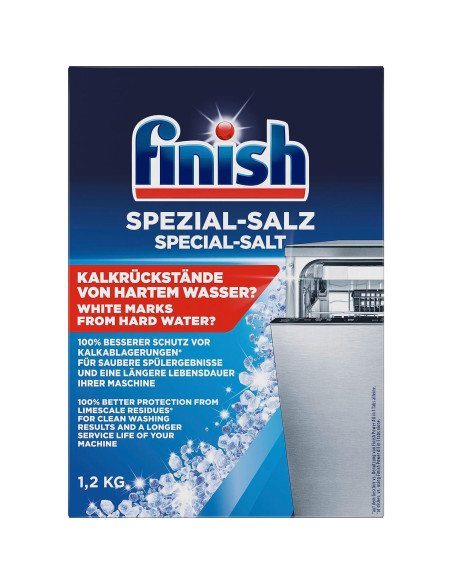 Sal Especial para Lavavajillas Finish 1.2 kg - Protección contra Cal Sal Especial para Lavavajillas Finish 1.2 kg - Protección contra Cal