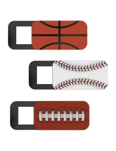 WIRESTER Set de 3 Cubiertas de Webcam de Plástico - Deportes