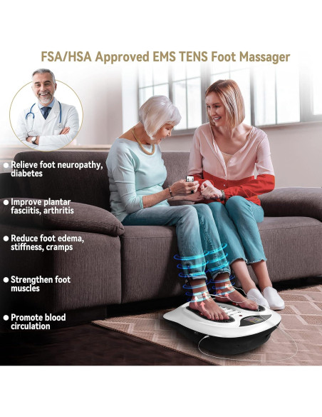 Masajeador de Pies EMS FIT KING FT-036F para Neuropatía Masajeador de Pies EMS FIT KING FT-036F para Neuropatía