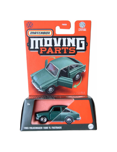 Matchbox Volkswagen 1600 TL Fastback 2024 Verde Metal