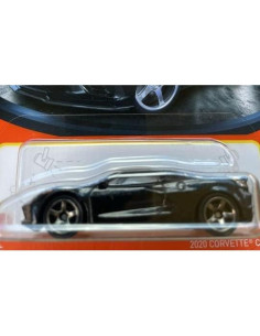 Coche Die Cast Matchbox Corvette C8 2020 Escala 1:64 Negro 2