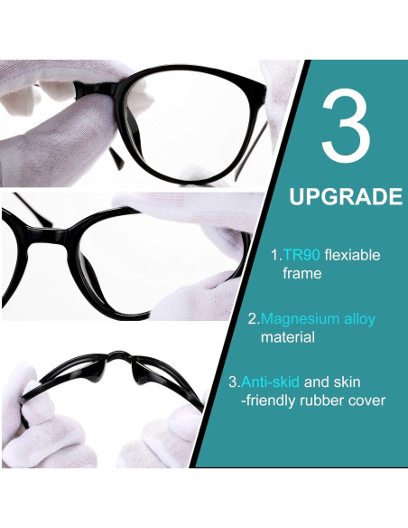 Gafas Redondas Vintage COASION CA7013 Lentes Claros 48mm Gafas Redondas Vintage COASION CA7013 Lentes Claros 48mm