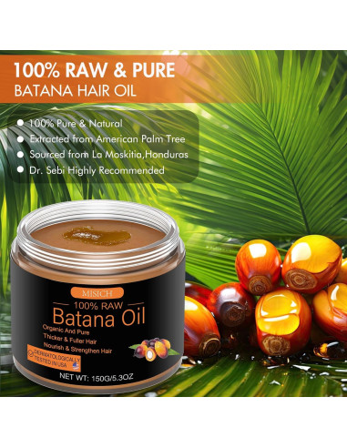 Aceite de Batana Crudo MISICH 150g - Crecimiento Cabello Natural