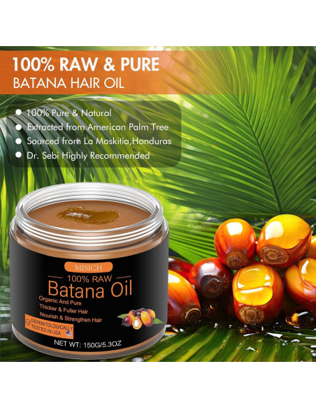 Aceite de Batana Crudo MISICH 150g - Crecimiento Cabello Natural Aceite de Batana Crudo MISICH 150g - Crecimiento Cabello Natural