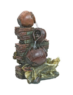 Fuente de Jardín Iluminada Design Toscano Villa La Piccolina 2