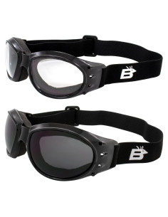 Gafas de sol Birdz Eagle Red Baron 2-Pack con lentes claros y ahumados