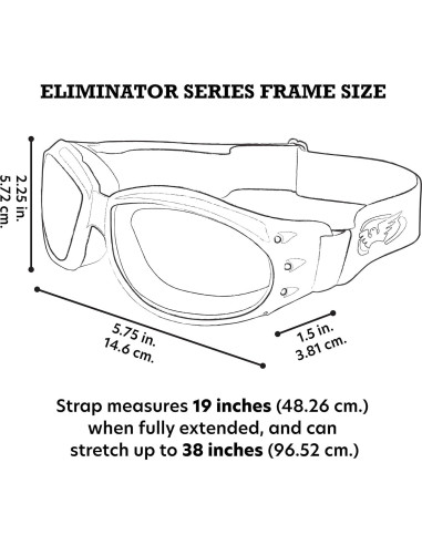 Gafas de Motociclismo Global Vision Eliminador con 2 Lentes