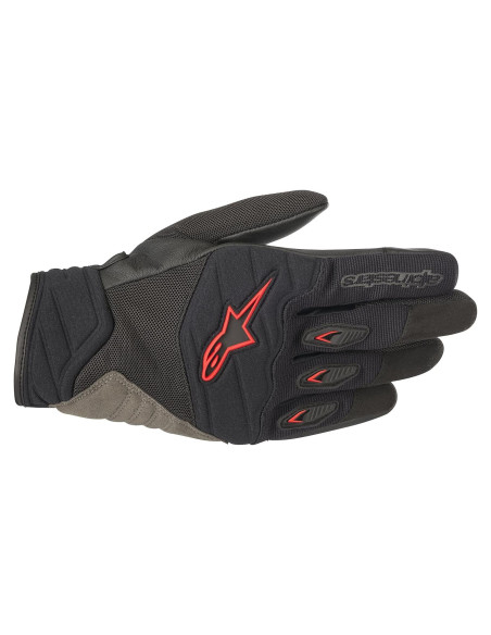 Guantes de Motocicleta Alpinestars Shore Negro/Rojo Grande