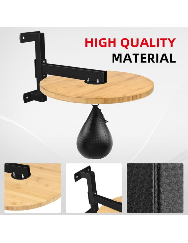 Kit Plataforma Bolsa de Velocidad WYGVNR Ajustable Bambú
