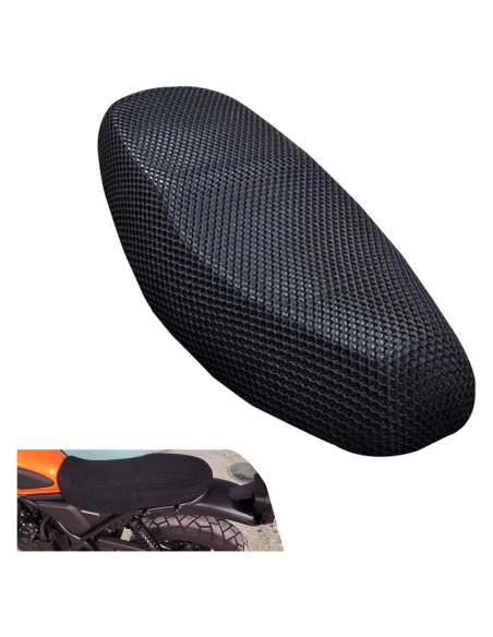 Cubierta de Asiento de Motocicleta Shakas SHAZYT3334BL-M Negra Cubierta de Asiento de Motocicleta Shakas SHAZYT3334BL-M Negra