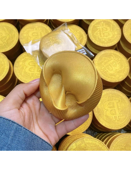 Juguete Antiestrés Taba Squishy Bitcoin - 5cm - Láttex No Tóxico Juguete Antiestrés Taba Squishy Bitcoin - 5cm - Láttex No Tóxico