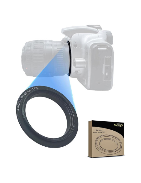 Anillo Inverso de Lente Macro 49mm SHEYOU para Canon DSLR Anillo Inverso de Lente Macro 49mm SHEYOU para Canon DSLR