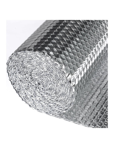 Rollos Aislantes Reflectantes WochiTV 40.6 cm x 5 m Aluminio Rollos Aislantes Reflectantes WochiTV 40.6 cm x 5 m Aluminio