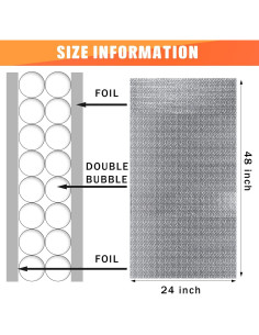Juego de Aislamiento Térmico para Puertas de Garaje Gerrii 32 Pcs 2