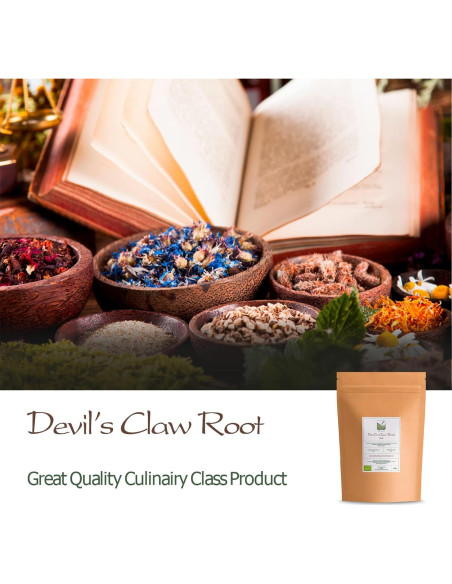 Té de Raíz de Garra del Diablo Orgánico Valley of Tea 100g Té de Raíz de Garra del Diablo Orgánico Valley of Tea 100g
