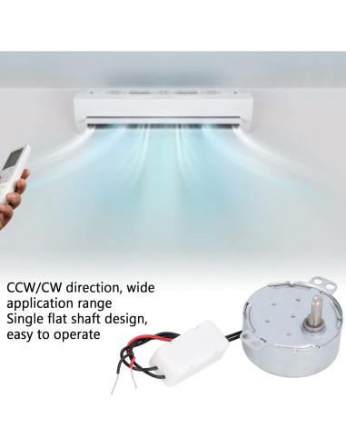 Motor de Corriente Continua Shanrya 4W 5RPM CCW/CW