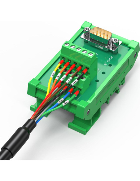 Conector DB9 hembra a cable pelado 1.5m JUXIN RS232 Conector DB9 hembra a cable pelado 1.5m JUXIN RS232