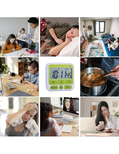 Temporizador de Cocina Digital Tuffinix 24 Horas con Alarma