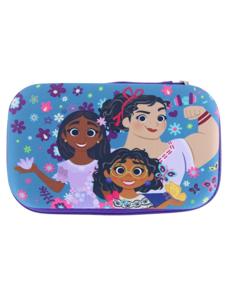 Estuche de Lápices Moldeado Encanto Azul - Caja de Crayones y Marcadores Estuche de Lápices Moldeado Encanto Azul - Caja de Crayones y Marcadores