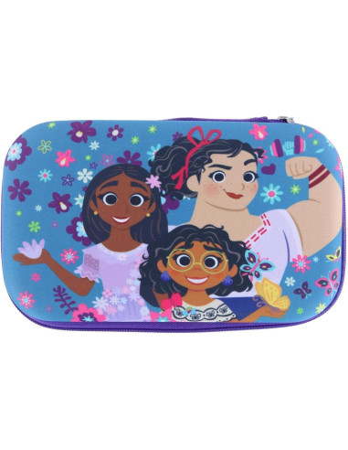 Estuche de Lápices Moldeado Encanto Azul - Caja de Crayones y Marcadores