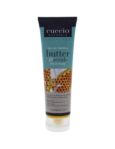 Exfoliante Hidratante Cuccio Naturale Leche y Miel 113g