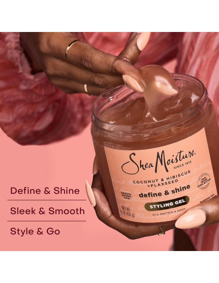 Gel de Estilo SheaMoisture Coco & Hibisco 15 Onzas Hidratante Gel de Estilo SheaMoisture Coco & Hibisco 15 Onzas Hidratante