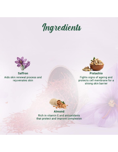 Crema Facial y Corporal Biotique Saffron Dew 50g Hidratante Crema Facial y Corporal Biotique Saffron Dew 50g Hidratante