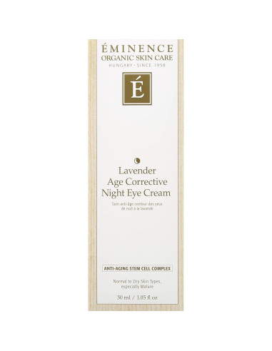 Crema de Ojos Nocturna Eminence Lavanda 30g Anti-Envejecimiento