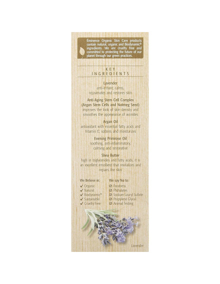 Crema de Ojos Nocturna Eminence Lavanda 30g Anti-Envejecimiento Crema de Ojos Nocturna Eminence Lavanda 30g Anti-Envejecimiento
