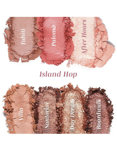 Paleta de Maquillaje Wander Beauty Getaway - Island Hop - 4 Sombras, Rubor, Iluminador y Bronceador