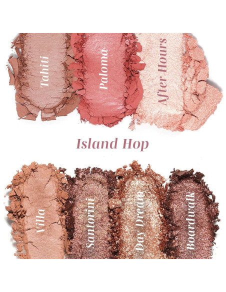 Paleta de Maquillaje Wander Beauty Getaway - Island Hop - 4 Sombras, Rubor, Iluminador y Bronceador Paleta de Maquillaje Wander Beauty Getaway - Island Hop - 4 Sombras, Rubor, Iluminador y Bronceador