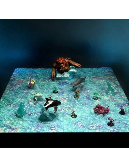 Tapete de Juego Lago Subterráneo WizKids 61x61 cm Tapete de Juego Lago Subterráneo WizKids 61x61 cm