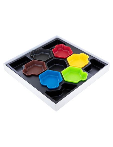 Bandejas de Fichas Feldherr SHELL - 6 Colores + Caja Almacenaje Bandejas de Fichas Feldherr SHELL - 6 Colores + Caja Almacenaje
