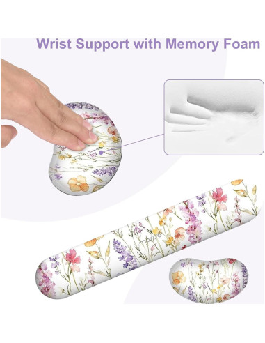 Almohadilla Grande Ergonómica Mosiso con Soporte para Muñeca