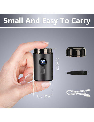 Afeitadora Eléctrica Mini XBEGIX Recargable USB Impermeable
