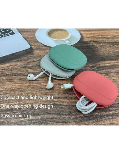 Organizador de Auriculares de Silicona CIXVOEMK - 3 Colores Organizador de Auriculares de Silicona CIXVOEMK - 3 Colores