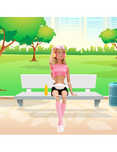 Conjunto de Ropa y Accesorios para Muñecas 26 Piezas HONLAELLA