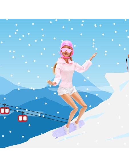 Conjunto de Ropa y Accesorios para Muñecas 26 Piezas HONLAELLA Conjunto de Ropa y Accesorios para Muñecas 26 Piezas HONLAELLA