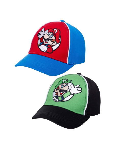 Gorra de béisbol Nintendo Super Mario para niños 4-7 años Gorra de béisbol Nintendo Super Mario para niños 4-7 años