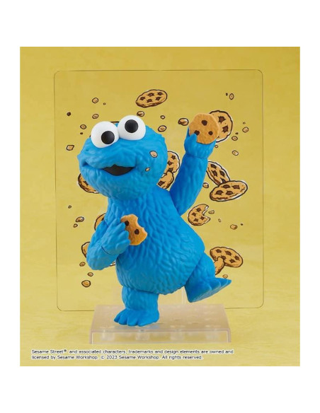 Figura de acción Nendoroid Cookie Monster Good Smile 17.78 cm Figura de acción Nendoroid Cookie Monster Good Smile 17.78 cm