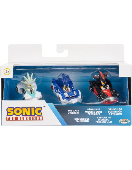 Paquete de Vehículos Die-Cast Sonic 1:64 - Jakks Pacific Paquete de Vehículos Die-Cast Sonic 1:64 - Jakks Pacific