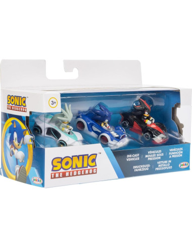 Paquete de Vehículos Die-Cast Sonic 1:64 - Jakks Pacific