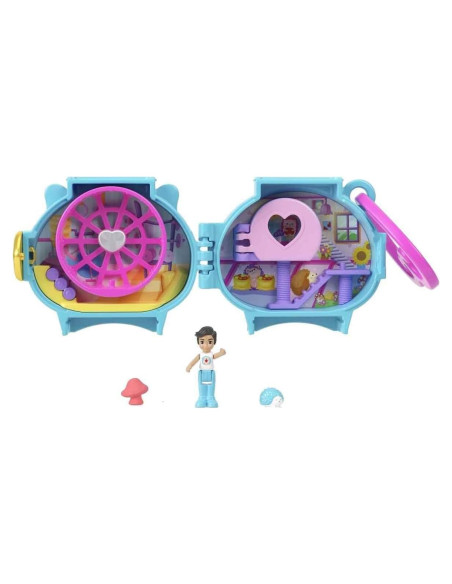 Compacto Polly Pocket Mini Mundo Mascotas Erizo 198g Compacto Polly Pocket Mini Mundo Mascotas Erizo 198g