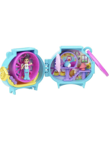 Compacto Polly Pocket Mini Mundo Mascotas Erizo 198g