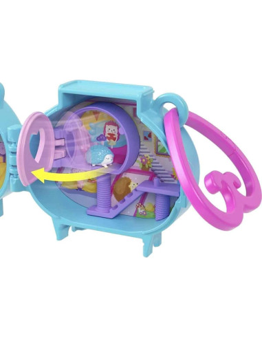 Compacto Polly Pocket Mini Mundo Mascotas Erizo 198g