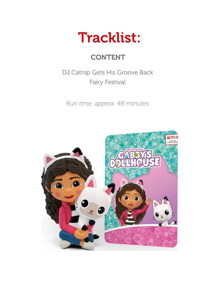 Figura de Juguete de Audio Gabby's Dollhouse Tonies - Gabby y Pandy Figura de Juguete de Audio Gabby's Dollhouse Tonies - Gabby y Pandy